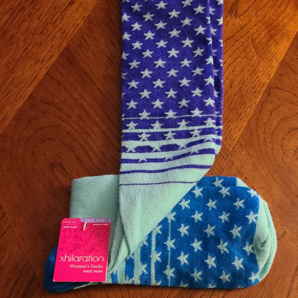 XHILARATION  women  knee high sock